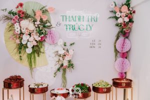 Decor vu quy tone hồng